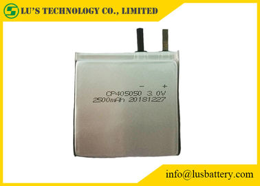 Slim LiMnO2 Battery CP405050 2400mAh 2500mAh 3v Thin Cell